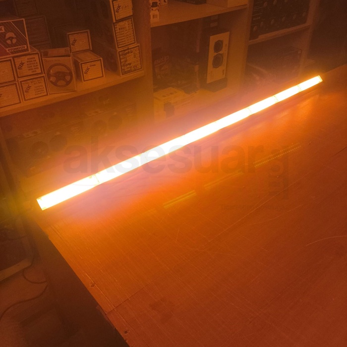 Off Road/İş Makinası/Çekici/Traktör 8p Cob Bar Led Turuncu Cakar Modlu-116cm-Videolu Anlatım