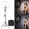 Oxid 18 Inch 45Cm Çantalı ve Standlı Led Fill Light Photo Studio