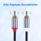 V-A621 Type-C to 2 RCA Ses Kablosu 1,5 Metre