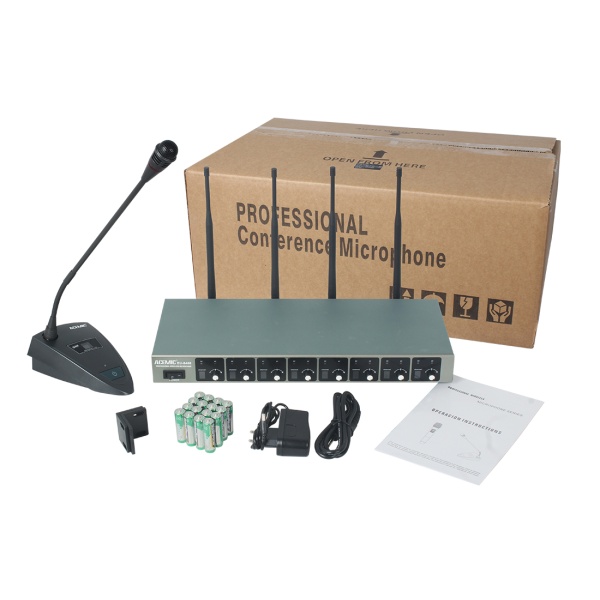 Acemic Eu-8408 8Li Fix Wireless Conference Microphone System