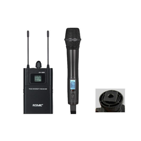 Acemic Dv-100H El Uhf Wireless Camera Microphone System