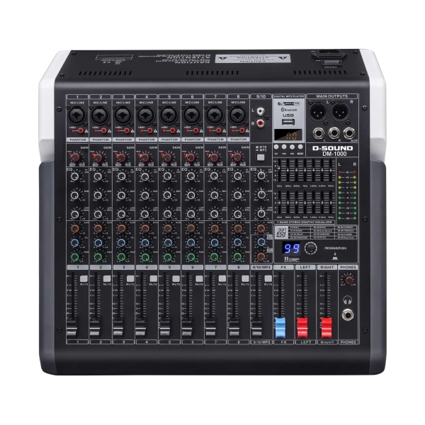 D-Sound Dm-1000 10 Kanal Deck Mixer