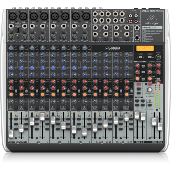 Behringer Xenyx Qx2222Usb 22 Kanal Efektli Mikser