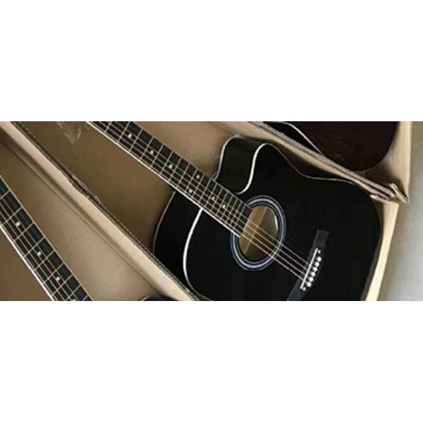 Stiller 41İnch Akustik Gitar Basswood Siyah-Parlak