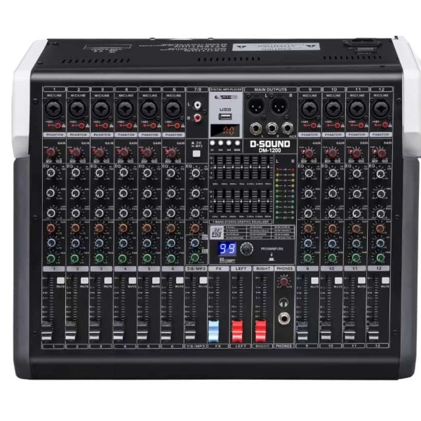 D-Sound Dm-1200 12 Kanal Deck Mixer