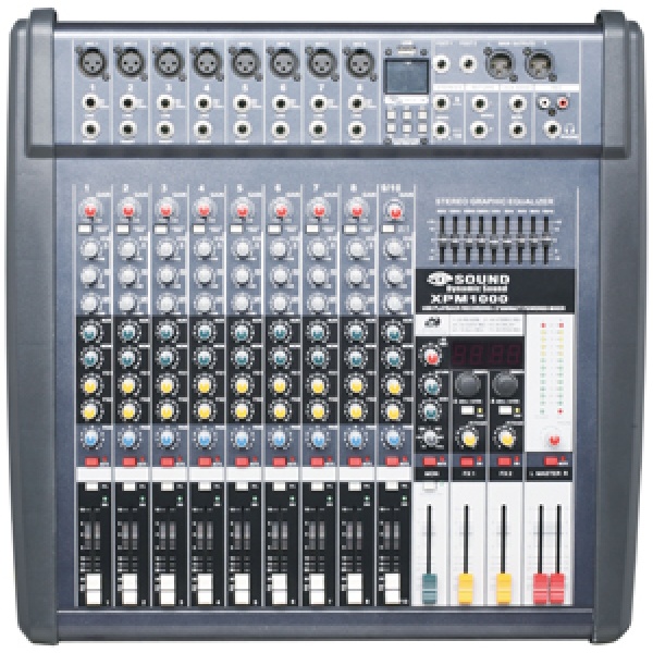 D-Sound Xpm-1000 Power Mixer