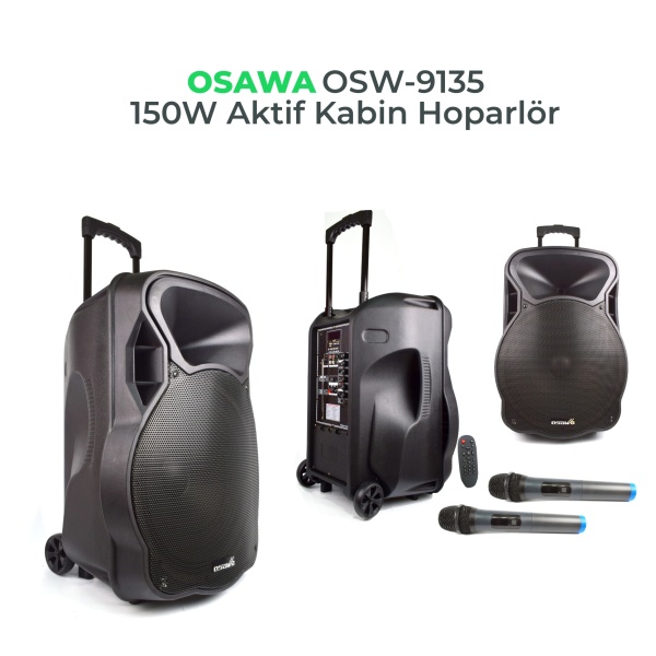 Osawa Osw-9135 150W Şarjlı Hoparlör