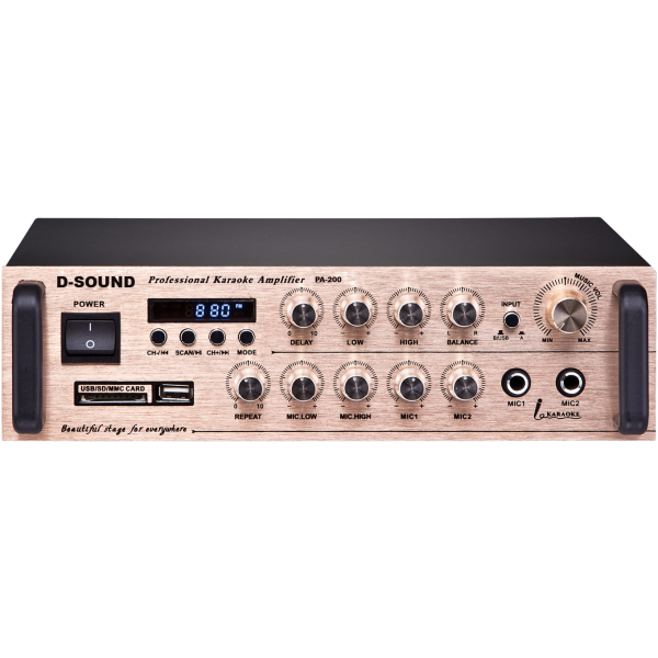 D-Sound Pa-200 Mixer Amplifier