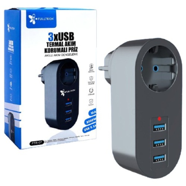 Winnboss 3Xusb Akım Korumalı Uzatma Priz