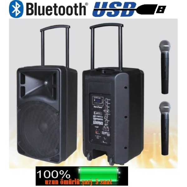 D-Sound Max-10Pa Taşınabilir Şarjlı Hoparlör