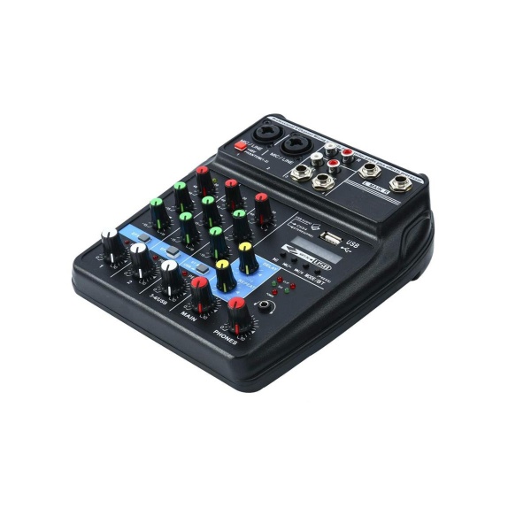 D-Voice M-400Btı Ses Kartlı Mixer 4 Kanal Bluetooh Usb