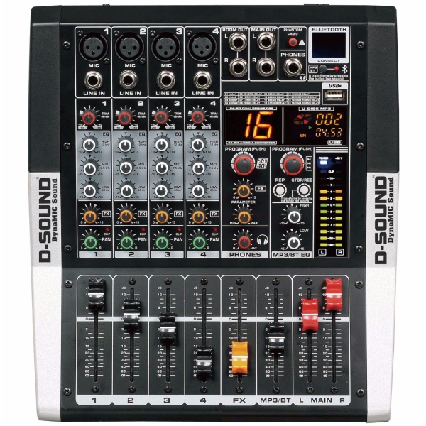 D-Sound M-400P 4 Kanal Power Mixer