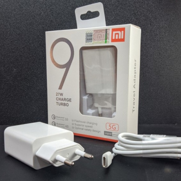 Xiaomi Mi 9 Qc4 0 27W Usb/ Fast Charger Quick Turbo Charge Adapter