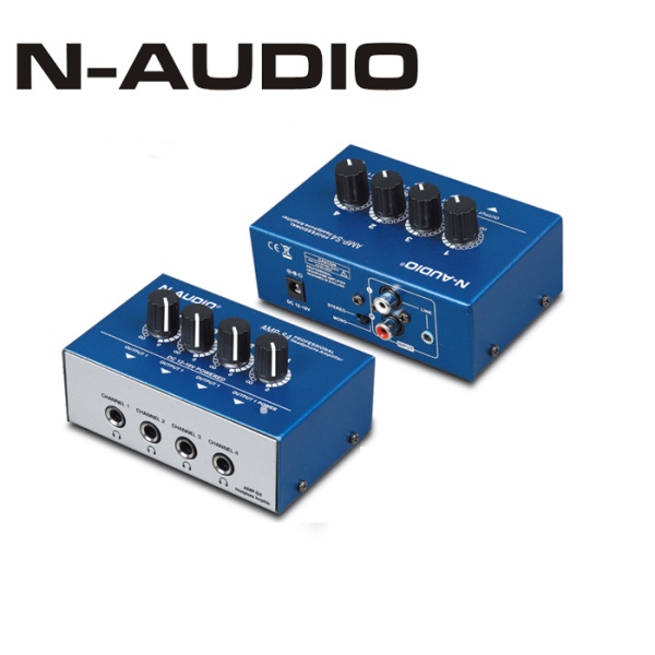 N-Audio Kulaklık Amfisi Amp-S4(Eu) 4 Kanal