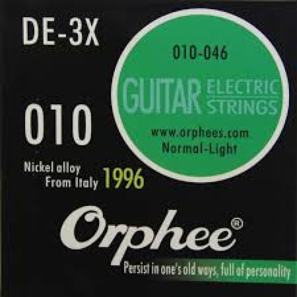 Orphee De-3X 010 Normal Light Elektro Gitar Takım Tel