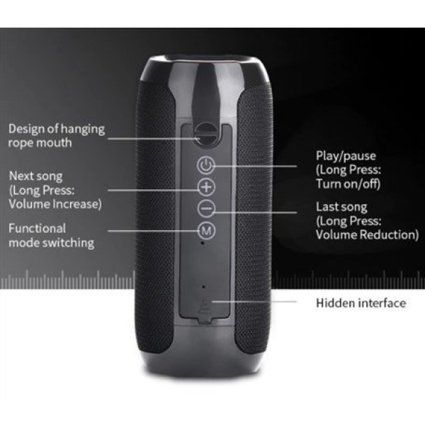 T&G Tg117 Fm Radyolu Ses Bombası Bluetooth Hoparlör