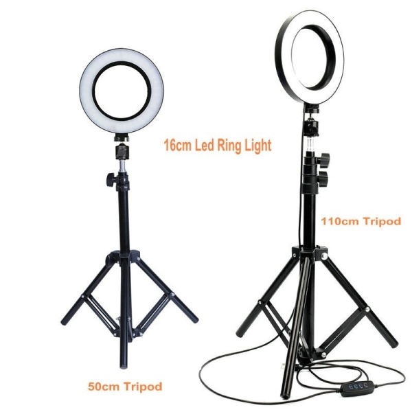 Oxid 16-6 16Cm/6 Standlı Led Fill Light Photo Studio