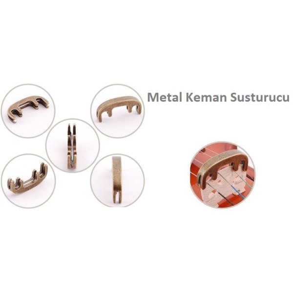 Metal Keman Susturucu Merla Mvs-10-B Bakır