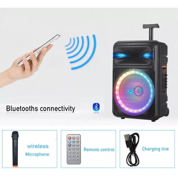 Bluetooth 12 Q12 Taşınabilir Şarjlı Hoparlör