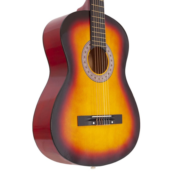 Madrid Mcg-125 Sb Sunburst-Günbatımı 39 Klasik Gitar Tam Boy