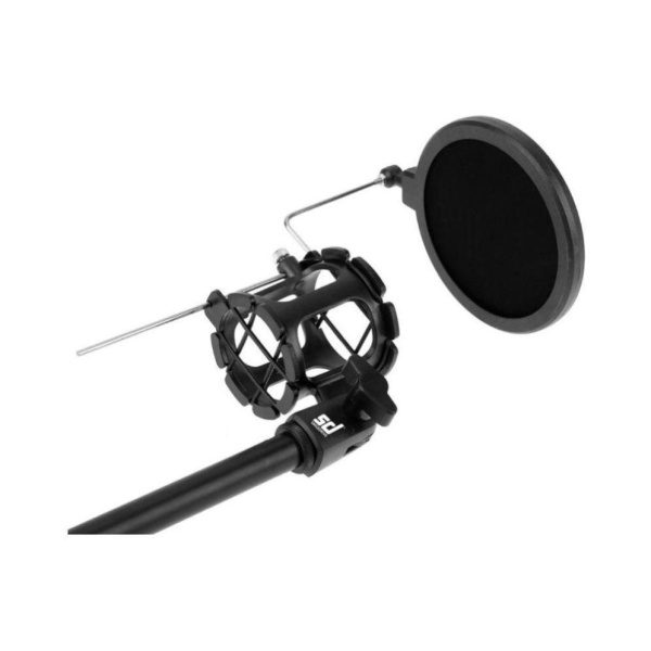 4B Mikrofon Sehpası ve Telefon Tutacağı ve Pop Filter ve Shockmount