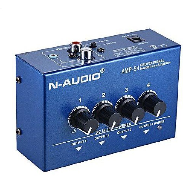 N-Audio Kulaklık Amfisi Amp-S4(Eu) 4 Kanal