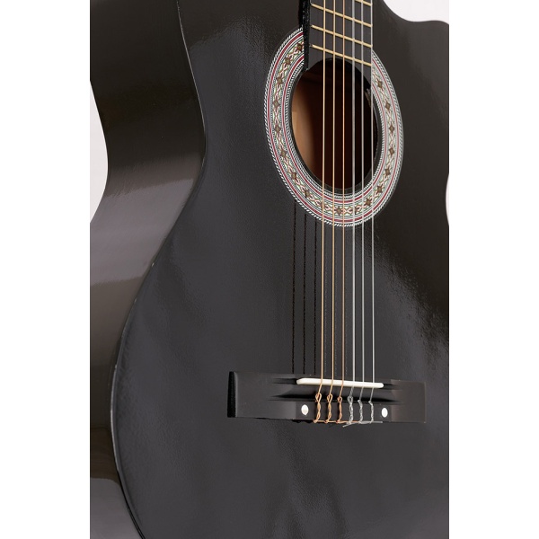 Madrid Mcg-120C Bk Cutaway 39 Klasik Gitar Tam Boy