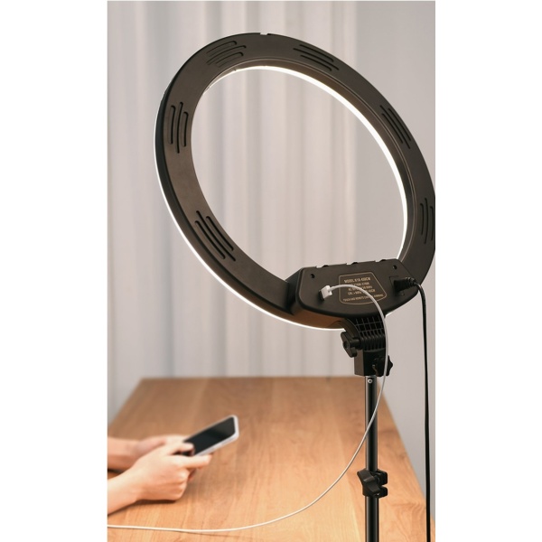 Oxid Dokunmatik Panel Uzaktan Kumanda 18Inch 45Cm Led Fill Light Photo Studio