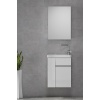 Miniço-raflı-b-ebeveyn 50 Cm X 32 Cm Ayna Dolaplı Lavabolu Mdf Banyo Dolabı Seti*hazır Kurulu*