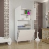 Modilayn MİLANO 75 X 160 cm 2 li Çamaşır Bölmeli Banyo Dolabı