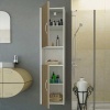 Modilayn NEHİR 33,6 X 130 cm Asma Çok Amaçlı Banyo & Mutfak Dolabı Cordoba Beyaz