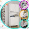 Modilayn MİLANO 75x160 cm 2 li Çamaşır Bölmeli Banyo Dolabı