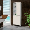 Modilayn İNCİ 55x165 cm Kirli Çamaşır Sepetli Banyo Dolabı