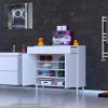 Modilayn EMİR 95 x 88 x 32,5 cm 1 Çekmece 2 Kapak 3 Raf 4 Bölme Çok Amaçlı Banyo & Mutfak Dolabı 