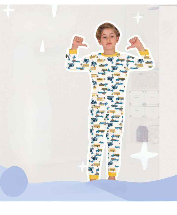 Araba Desenli Erkek Çocuk Pijama Takımı | 1-5 Yaş