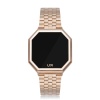 UPWATCH EDGE MATTE ROSE GOLD + Dört Fonksiyonlu Dokunmatik Ekranlı Dijital Led Kol Saati