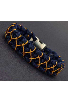 Lacivert Paracord Bileklik - PAR0039