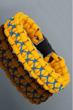 Sarı Mavi Paracord Bileklik - PAR0089