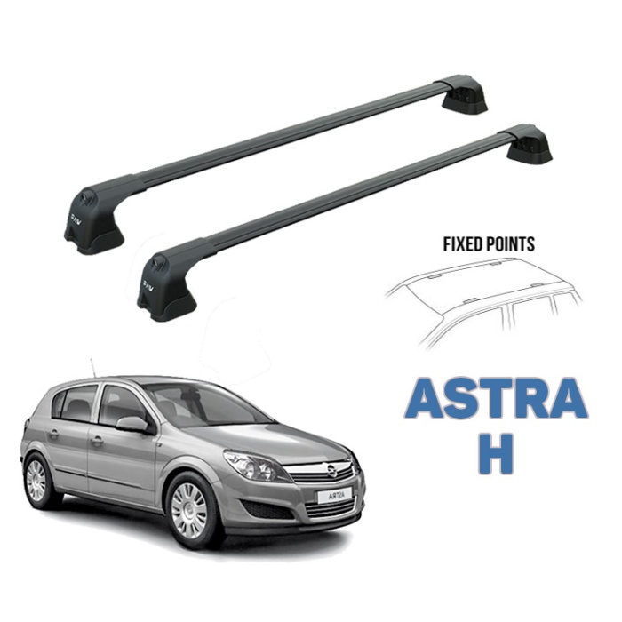 Opel Astra H Portbagaj Taşıyıcı Aparatı Ara Atkısı 2004-2010 Siyah Paw Pro 3