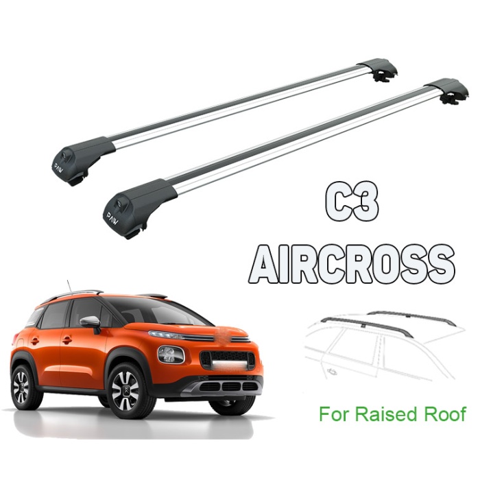 Citroen C3 Aircross Ara Atkısı Gri Set 2021--