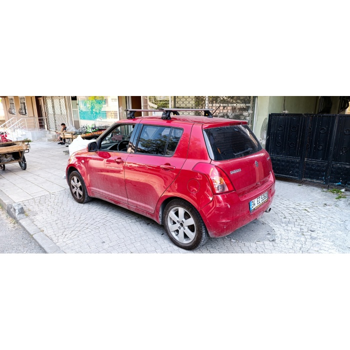 Suzuki Swift Portbagaj Taşıyıcı Ara Atkısı 2004-2009 Pro 4 Gri Set