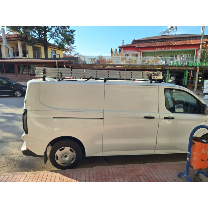 Toyota Proace City Aluminium Üst Tavan Merdiven Taşıyıcı Tavan Çıtası 2018- Sonrası 3lü Set Gri