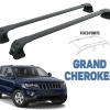 JEEP Grand Cherokee (Wk2) 2011-- Siyah Set Ara Atkısı Pro 2 Çadır Taşıyıcı