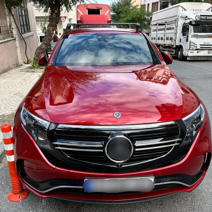 Mercedes EQC Ara Atkısı Tavan Taşıyıcı Sİlver Set Pro 3