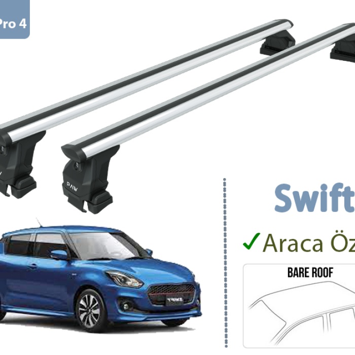 Suzuki Swift Ara Atkısı Gri Set 2017- Pro 4