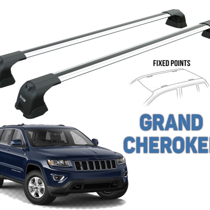 JEEP Grand Cherokee (Wk2) 2011-- Siyah Set Ara Atkısı Pro 2 Çadır Taşıyıcı