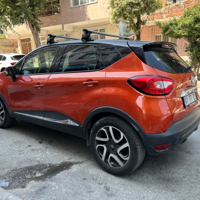 Renault Captur Portbagaj Taşıyıcı Ara Atkısı Pro 4 Set 2013-2019 Gri