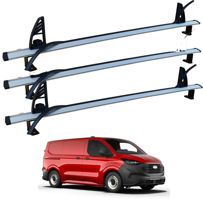 Ford Transit Custom Aluminium Üst Tavan Merdiven Taşıyıcı Tavan Çıtası 3 Adet