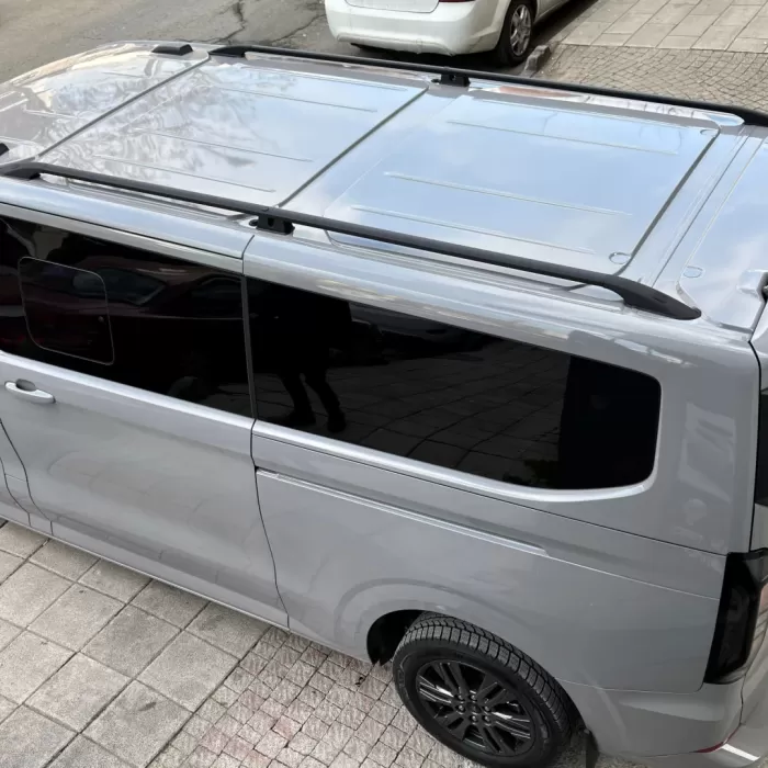 Volkswagen Transporter T7 Kısa Kasa 2024-Sonrası Alüminyum Üst Tavan Çıtası Plus Serisi Gri