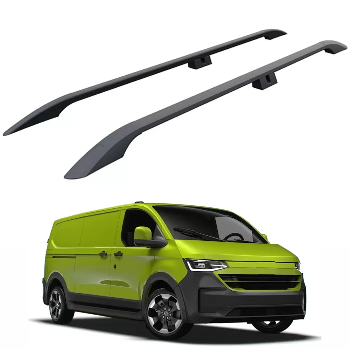 Volkswagen Transporter T7 Uzun Kasa 2024- Sonrası Alüminyum Üst Tavan Çıtası Plus Serisi Siyah